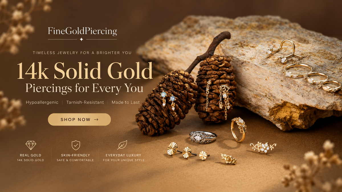 14K solid gold jewelry promotion